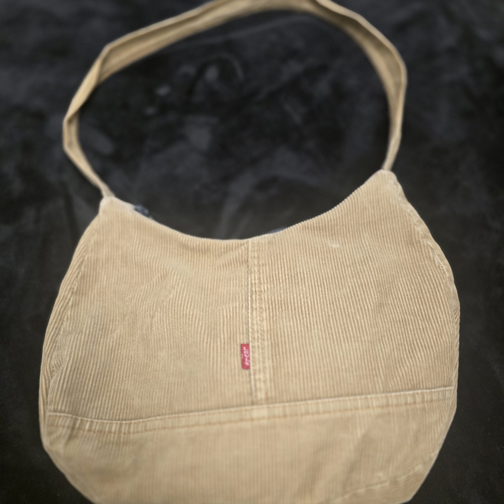 Levi's Classic Tan Corduroy Shoulder Bag - Picture 8 of 9